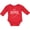 Red, variant on Inktastic It's Home- State of Kentucky Outline Boys or Girls Long Sleeve Baby Bodysuit