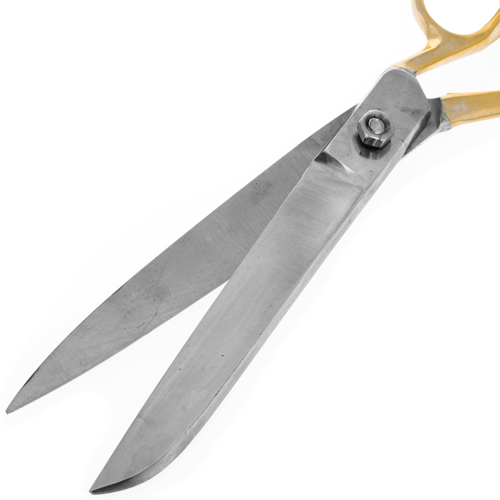 10 Inch ToolTreaux Stainless Steel Heavy Duty Fabric Scissors Sewing Supplies with Gold Handles
