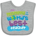 thumbnail image 3 of Inktastic Teacher Mommy Boys or Girls Baby Bib, 3 of 4