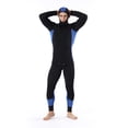 thumbnail image 4 of Trajes de neopreno de natación de 3 mm para hombre, buceo de manga larga con capucha de 2 piezas, 4 of 8