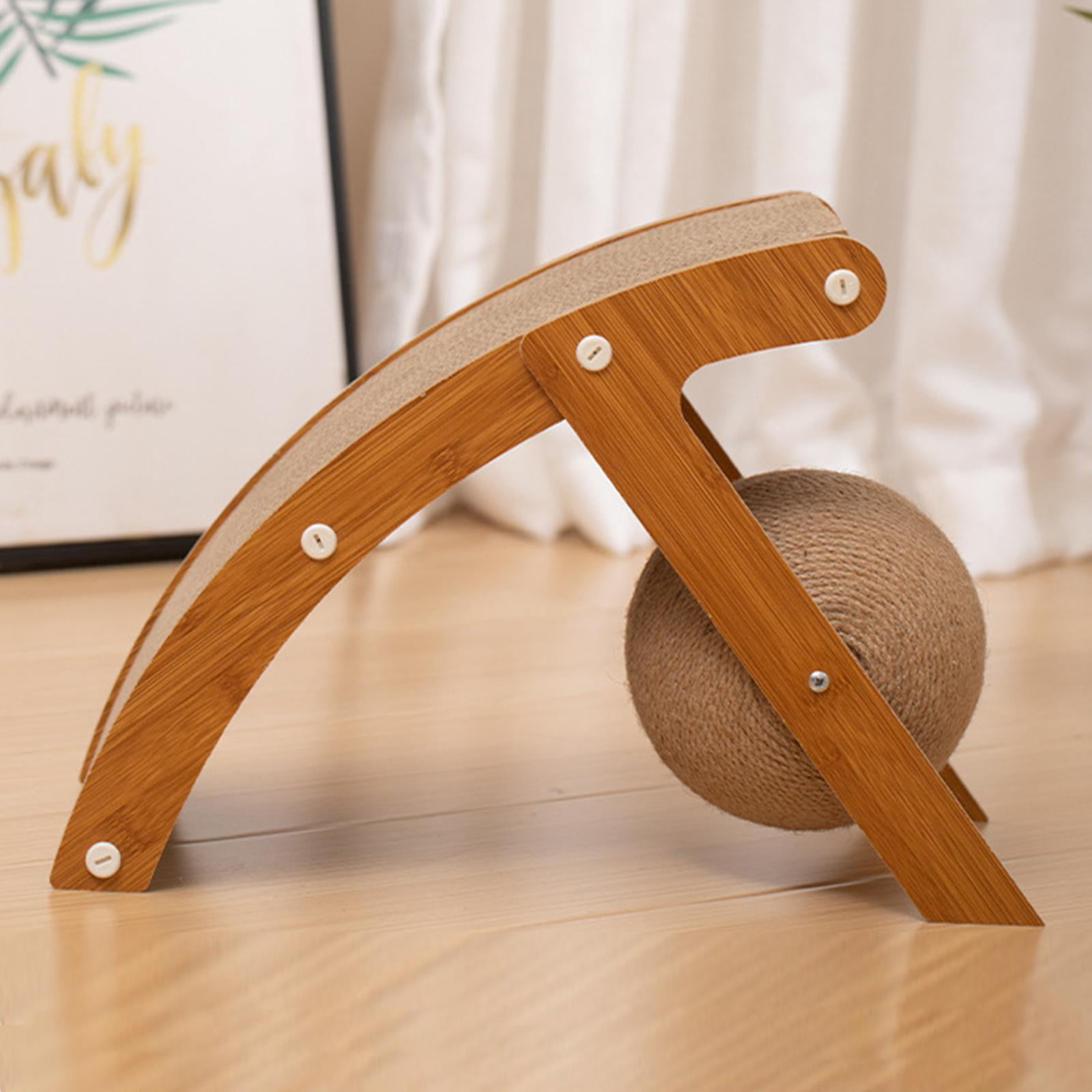 Tooyful Cat Scratching Board Pet Toy, Cat Scratch Ball Furniture Protection, Decorative Indoor Cats Scratcher Toy, Cat Scratch Pad for Indoor Cats Kitty S 31cmx16cmx20cm