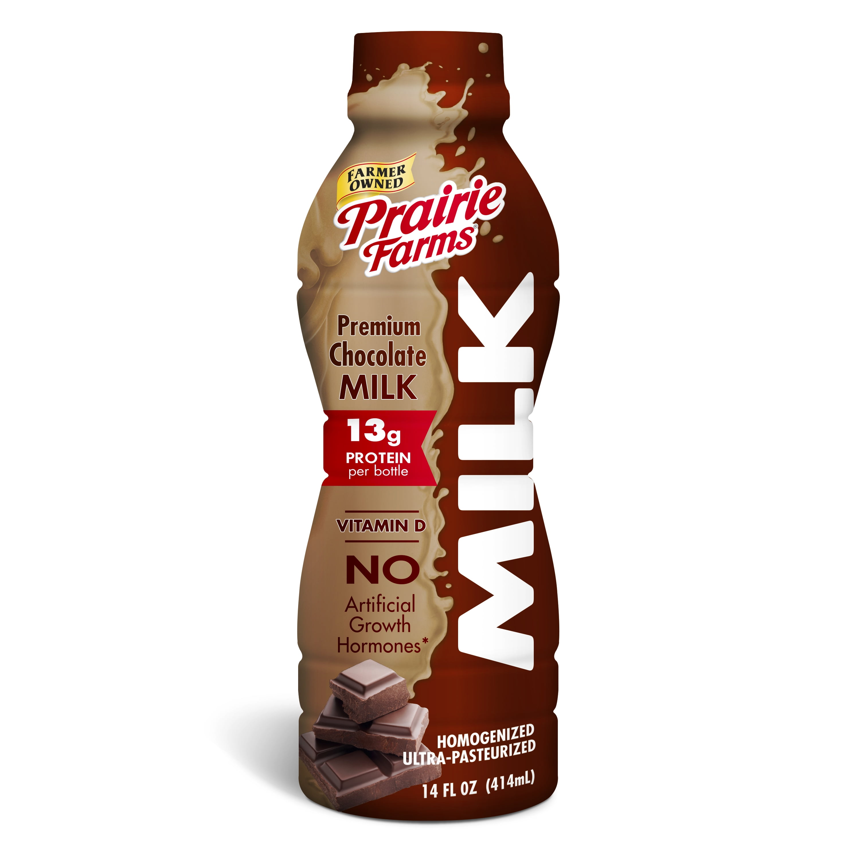 Prairie Farms Premium Chocolate Milk, 14.0 FL OZ