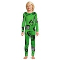 Minecraft Boys Long Sleeve All Over Print 2Piece Pajama Sleep Set
