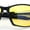 Black Clear, variant on Mens Xloop HD Night Driving Yellow Lens Wrap Biker Style Plastic Sunglasses Matte Black