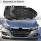 thumbnail image 3 of 1 Pc Rejilla de Faro Antiniebla Frontal Derecho para Honda Fit 2018 No.71103T5HH50 ABS Negro, 3 of 7