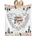 thumbnail image 1 of LHSHID Best Friend Birthday Gifts Blanket Flannel Soft and Comfortable Anti static Bed Sofa Blanket 50x60in, 1 of 5