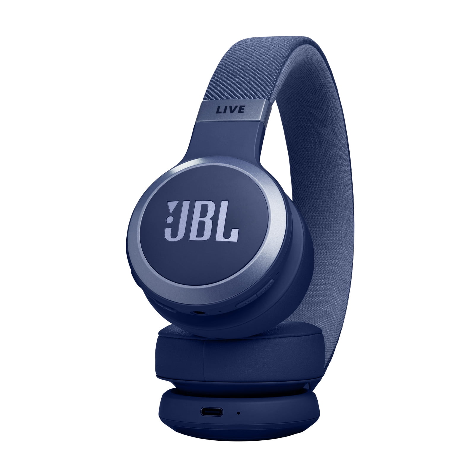 JBL Live 670NC - Wireless On-Ear Headphones with True Adaptive Noise Cancelling - Blue