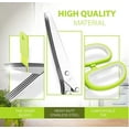 thumbnail image 4 of 2 Packs Herb Scissors Set - Herb Scissors with 5 Blades and Cover, Herb shears with 3 Blades, Shred Silk Knife, Cool Kitchen Gadgets for Cutting Fresh Garden Herbs. Also Used for Cutting Paper., 4 of 8