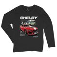 thumbnail image 5 of Ford Shelby Super Snake GT500 Women's Long Sleeve T-shirt American Mustang Cobra Racing, 5 of 7
