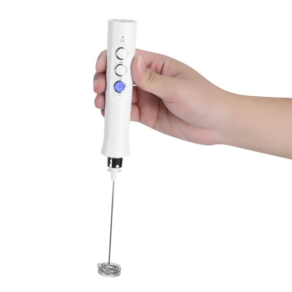 Espumador de leche eléctrico, batidor de huevos eléctrico portátil USB, batidora de leche, materiales ecológicos