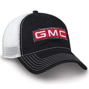 GMC Black White Twill and Mesh Black Baseball Cap