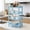 Blue, variant on MTBLYS Spice Rack,4 Tier Bathroom Shelf,Small Shelf for Kitchen Counter,Non-Slip Countertop Storage Shelves with Drainage Holes,Bath Toy Storage,Tool-Free Assembly ,18X10X5.5 Inch