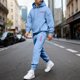 thumbnail image 1 of Ceisia Men's Loose Fit Heart Print Hooded Sweatshirt & Jogger Set - Warm Stretch Casual Two-Piece Tracksuit Gifts, 1 of 5