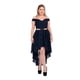 thumbnail image 1 of Vestido de encaje asimétrico ideal para fiestas, galas, graduaciones, bodas, 1 of 3