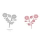 thumbnail image 2 of Cuadros Decorativos Plantillas de troqueles de corte de metal para tarjeta de foto de álbum de recortes de bricolaje (flores MS-829 Wdftyju  embutido en tela, 2 of 7