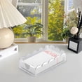 thumbnail image 4 of Fiudx Servilletero Rectangular de Acrílico Transparente, Moderno y Transparente, con Base Antideslizante y Diseño Ergonómico para Cocina, Baño y Comedor (1 Unidad)., 4 of 6