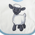 thumbnail image 4 of Inktastic Cute Little Lamb Boys or Girls Baby Bib, 4 of 4