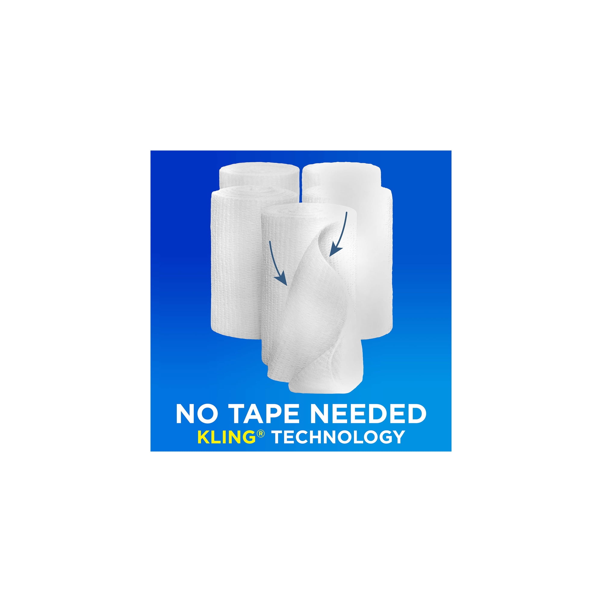 Band Aid Brand Flexible Rolled Medical Gauze 4 in X 2.1 Yd 5 Ct (Pack of 12)
