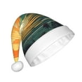 thumbnail image 2 of Fotbe Tropical Sunset Paradise for Christmas Hat, Santa Hat Xmas Holiday Hat Comfort Christmas New Year Festive Party Supplies for Men Women, 2 of 6