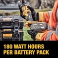 thumbnail image 3 of Batería de Iones de Litio DeWalt Flexbolt, Máxima de 20V/ 60V y 9AH; DCB609, 3 of 3