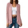 thumbnail image 5 of Bgstyu Lightweight Cardigan for Women Long Sleeves Open Front Knit Cardigan Cute Flowy Hem Cardigans, 5 of 9