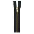 thumbnail image 2 of (5 pack) Coats & Clark Heavy Weight Metal 24" Black Separating Sewing Zipper, 1 Each, 2 of 3
