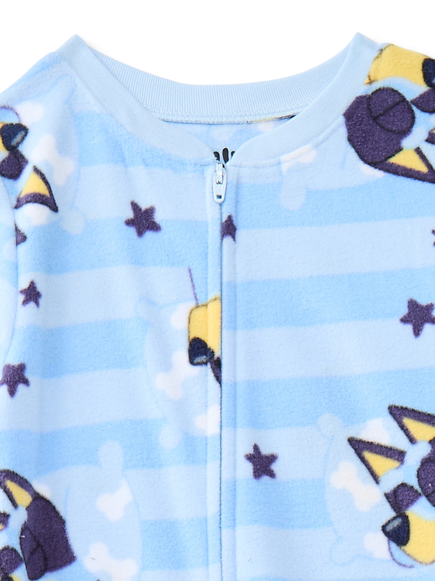Bluey Toddler Unisex One Piece Sleeper Pajamas, Sizes 12M-5T