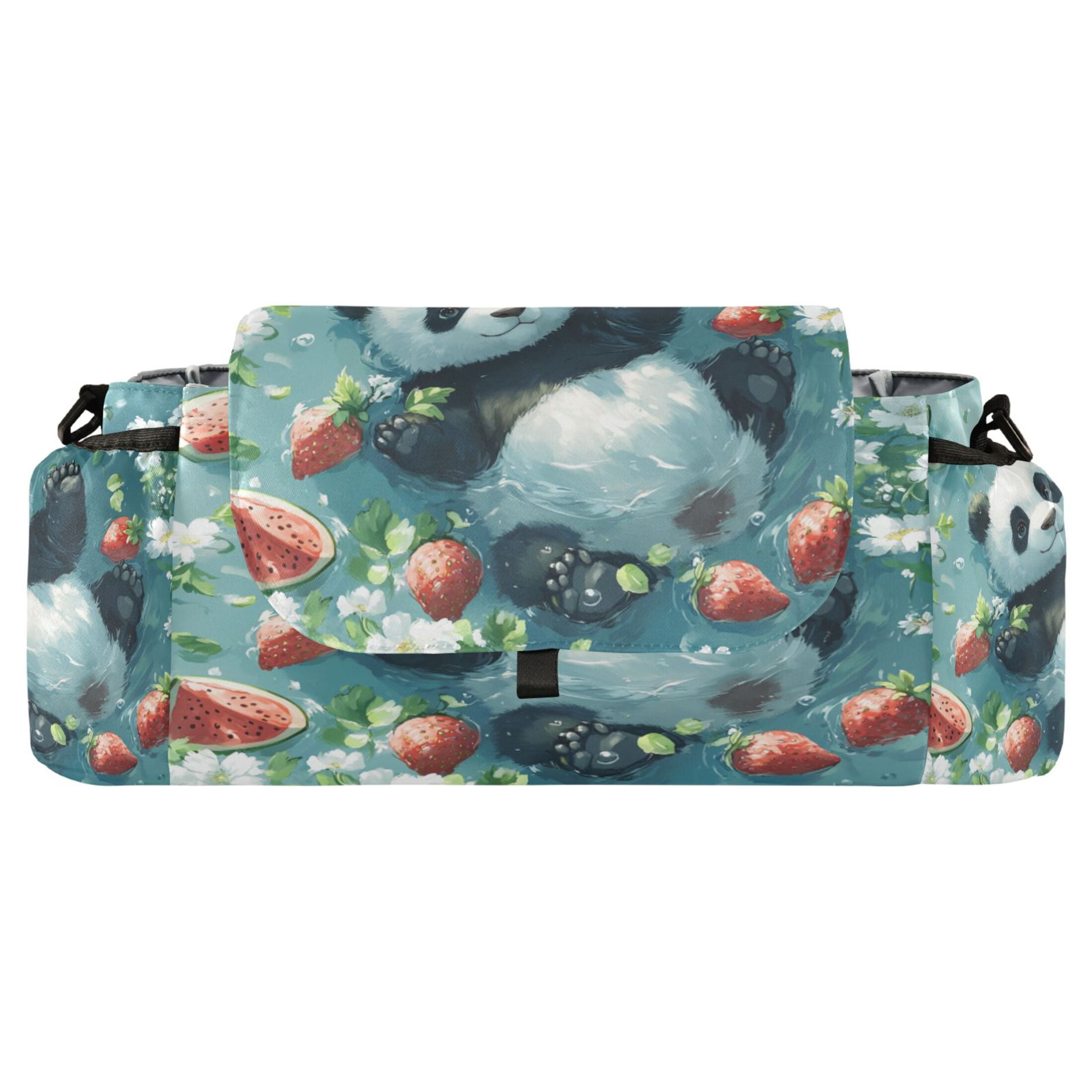 DIXRUYEE Stroller Organizer Floating Panda Paradise Printed