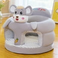 thumbnail image 2 of Cute Cartoon Animal Shaped Baby Learn to Sit up Chair Thick Stuffed Plush Sofa Infants Floor Support Seat, 2 of 4