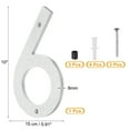 thumbnail image 2 of Uxcell House Number, House Address Numbers Sign Large Floating, Number 6, 2 of 6