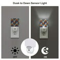 thumbnail image 3 of Sikiie colorful plaid Dinosaur Led Night Light, Warm White,Cool White Lights for Bathroom,Hallway,Bedroom, Kids Room-EU, 3 of 7