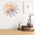 thumbnail image 2 of Reloj de pared transparente, tema de pan francés, reloj de acrílico mudo de color Afortunado Sencillez, 2 of 4