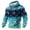 Light Blue, variant on HXWCHs Western Aztec Print Long Sleeve Hooded Sweatshirt with Front Pocket for Men Casual Streetwear Outdoor Wear M Green