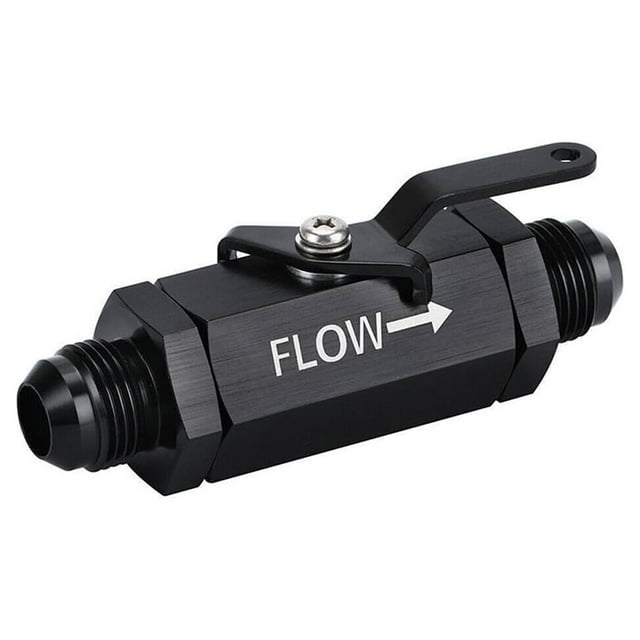 stanreset AN6 Aluminum Alloy Inline Shut-Off Valve Rustproof High-flows Cut-Off Valves Air One-way Check Valves AN10