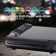 Craig DVD Player 1080p Upconversion with HDMI Output and Remote