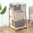 thumbnail image 5 of TUWABEII Portable Fabric Tabletop Folding Box Storage Box Toy Storage Basket Kitchen Drawer Thickened Storage Basket Home Storage and Organization On clearance, 5 of 5