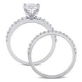 thumbnail image 4 of Everly Women's Created Sapphire 10k White Gold Bridal Set, 4 of 7