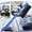 Blue, variant on Car Ice Scraper and Snow Brush, Long Handle Snow Removal Tool with Nylon Bristles, Scratch-Free Windshield Deicer