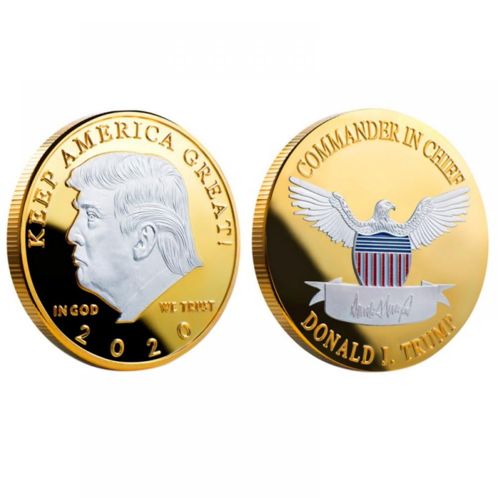 2020 American President Trump Commemorative Coin Collection Arts Souvenir Gifts 