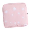 thumbnail image 4 of Bolsa Organizadora de Cosméticos para Mujer, Bolsa de Almacenamiento de Tampón de Maquillaje para Mujer, Bolsa de Almohadilla Sanitaria - se describe, Rosado Macarena Servilletero Sanitario, 4 of 8