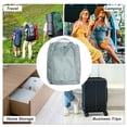 thumbnail image 4 of Unique Bargains 1 Pc Portable Packing Cube for Luggage 12.99"x4.72"x8.66" Gray, 4 of 6