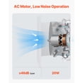 thumbnail image 3 of VEVOR 6 Inch Through The Wall Ventilation Fan 110 CFM Exhaust Fan AC Motor, 3 of 9