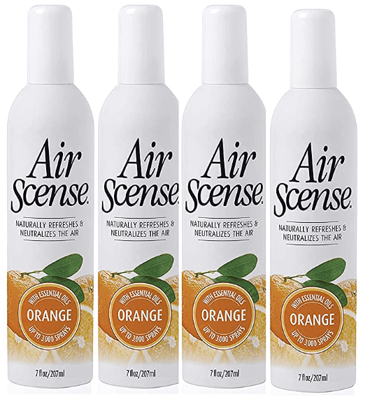 Air Scense Air Freshener - Orange - Case of 4 - 7 oz