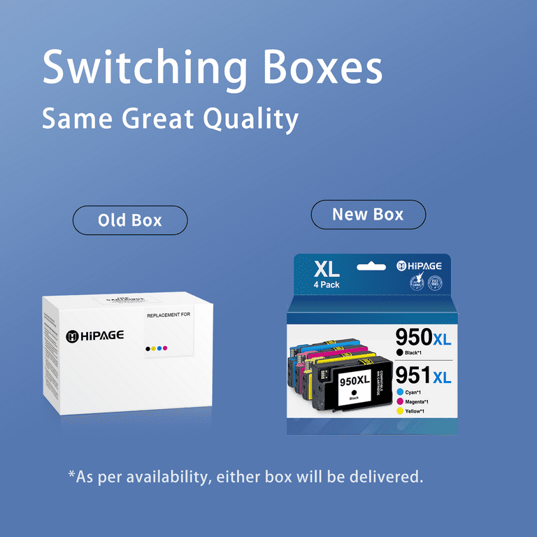 950XL Compatible for HP 950 and 951 Ink Cartridges for HP