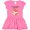 Raspberry with Polka Dots, variant on Inktastic My Cousins Love Me- Little Fox Girls Toddler Dress