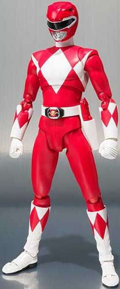 Bandai Mighty Morphin Power Rangers Red Ranger SH Figuarts Action Figure - SDCC 2018 Exclusive