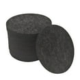 thumbnail image 1 of Labymos 14Pcs Round Felt Coasters for Glasses including Box Table Coasters Felt Coasters in Dark, 1 of 8