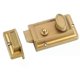 thumbnail image 1 of Zinc Cylinder Deadbolt Latch Lock for Night Gate Door Entrance Gold Finish, 1 of 4