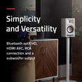 thumbnail image 6 of Fluance Ri71 Reference Powered Bookshelf Speakers with High Performance AMT Tweeters, 5” Drivers, 120W Amplifier, HDMI, Bluetooth, RCA & Subwoofer Out with Foam Isolation Pads, 6 of 9