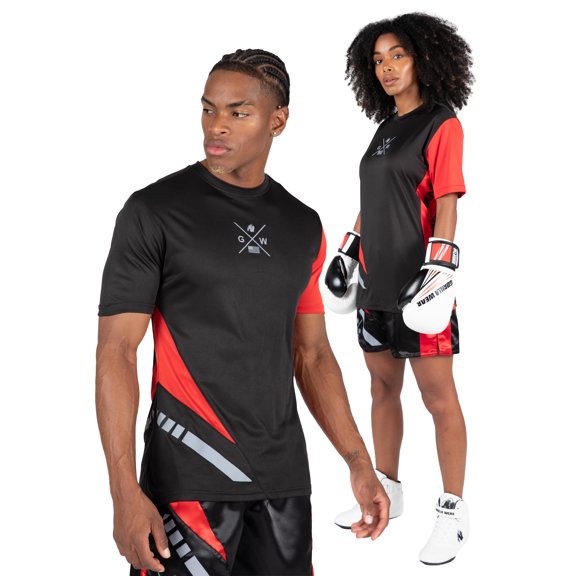 Hornell T-Shirt - Black/Red - Unisex